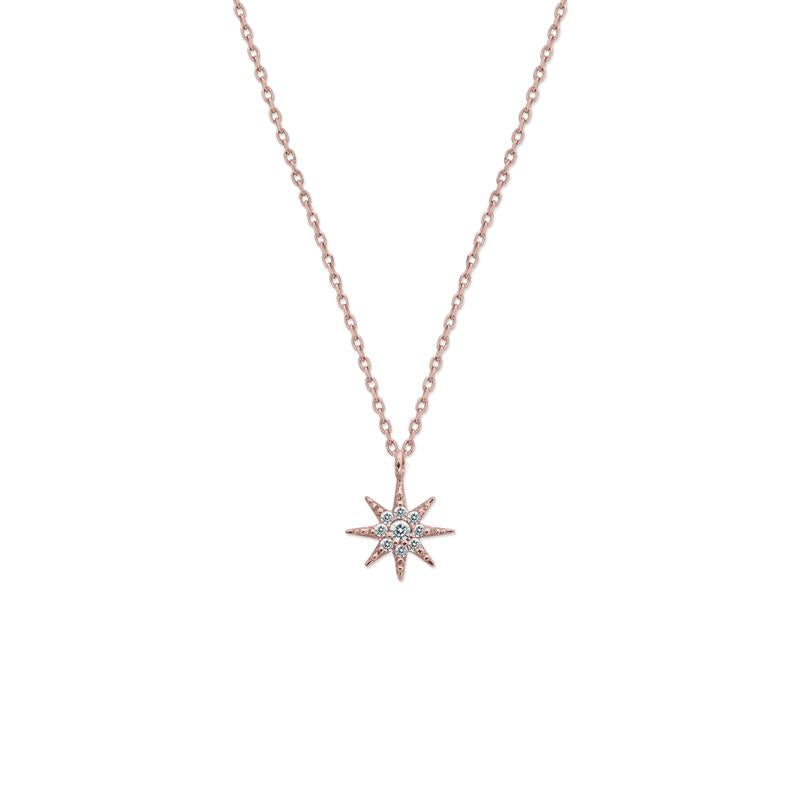Lyra Necklace in Rose Gold