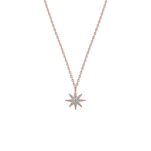 Lyra Necklace in Rose Gold