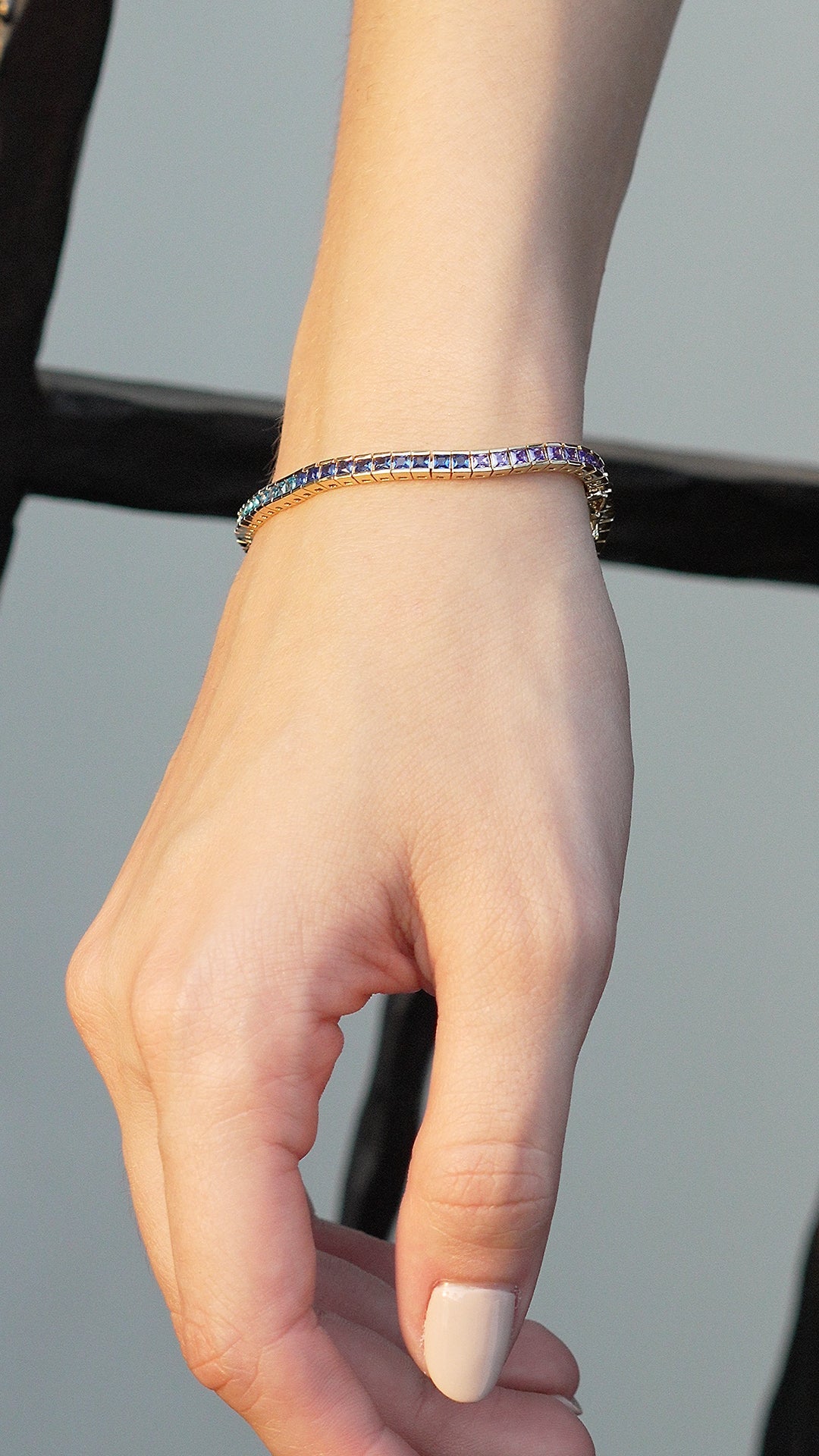 Kayla Rainbow Bracelet Gold Vermeil