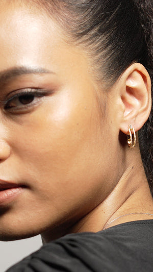 Myla Earrings Gold Vermeil